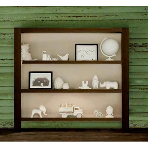 True 307-MUD/SN : Kệ Sách Cube + Đèn Led Chiếu Sáng 